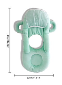Gonice Detachable Adjustable Self-Feeding Nursing Pillow with Washable Cover and Bottle Pocket Green  - Image 5