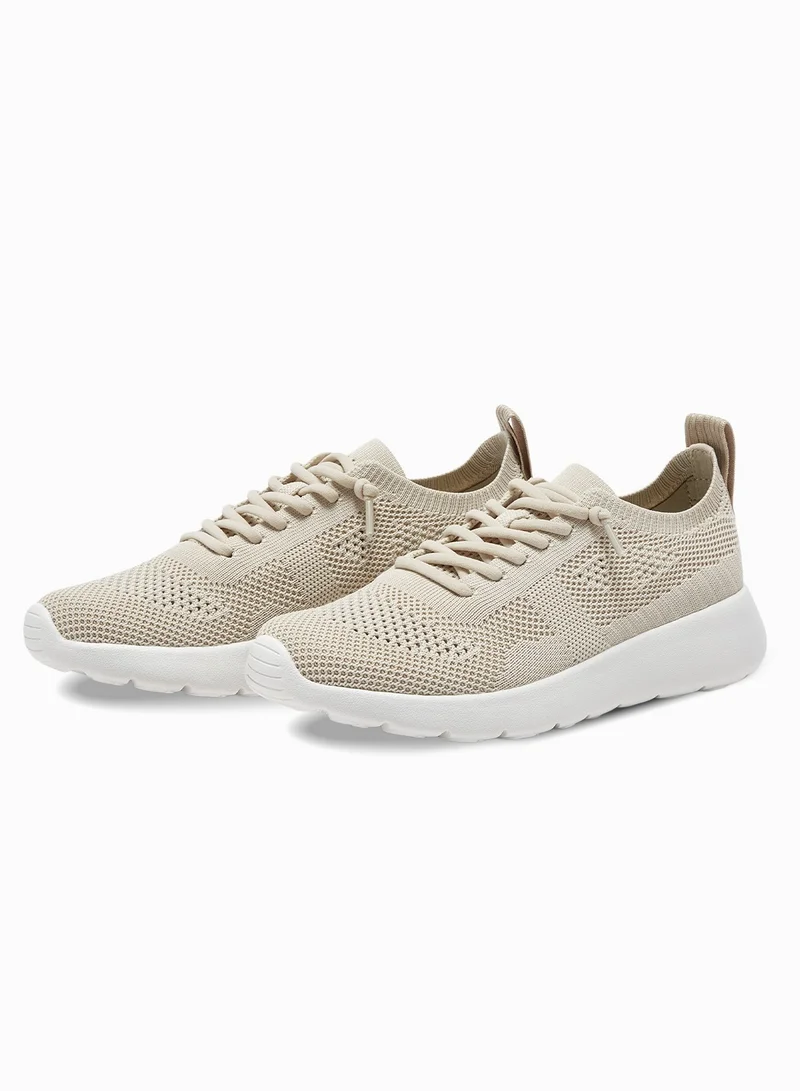 Duozoulu Beige Cloud Lightweight Walking Sneaker  | Best Price UAE