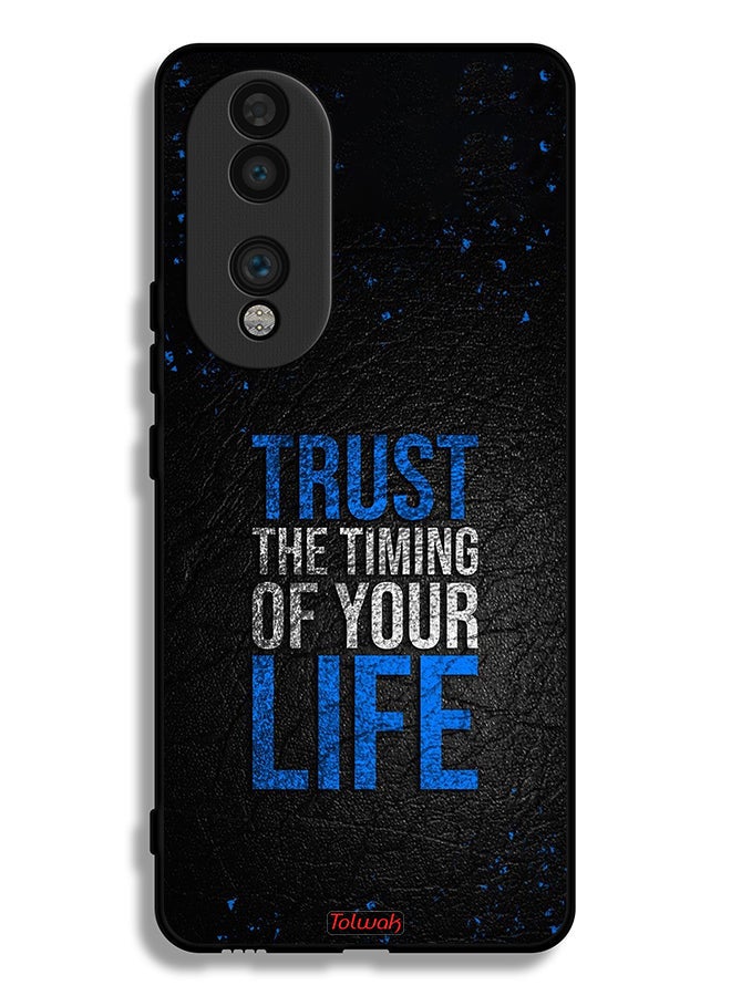 Tolwak Honor 70 Protective Case Cover Trust The Timing Of Your Life - Image 2