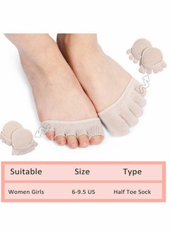 Socks Five Finger Half Socks, Non-slip Invisible Toe Separated Socks, Women's Non Slip Half Toe Cover, Socks - pzsku/ZC555AD730CF5C2E12B73Z/45/_/1716943325/8f9e3d49-a5b9-47c8-b4e6-2d6b8d514eb6