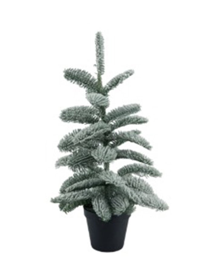 HRT WALL Frosted Christmas tree Real Touch 50cm - white 