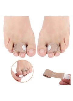 Generic Toe Splints Straightener Broken Toe Wraps Cushioned Bandages Hammer Toe Separator Splints for Broken Injured Finger Hammer Toe 4Pcs  - Image 4