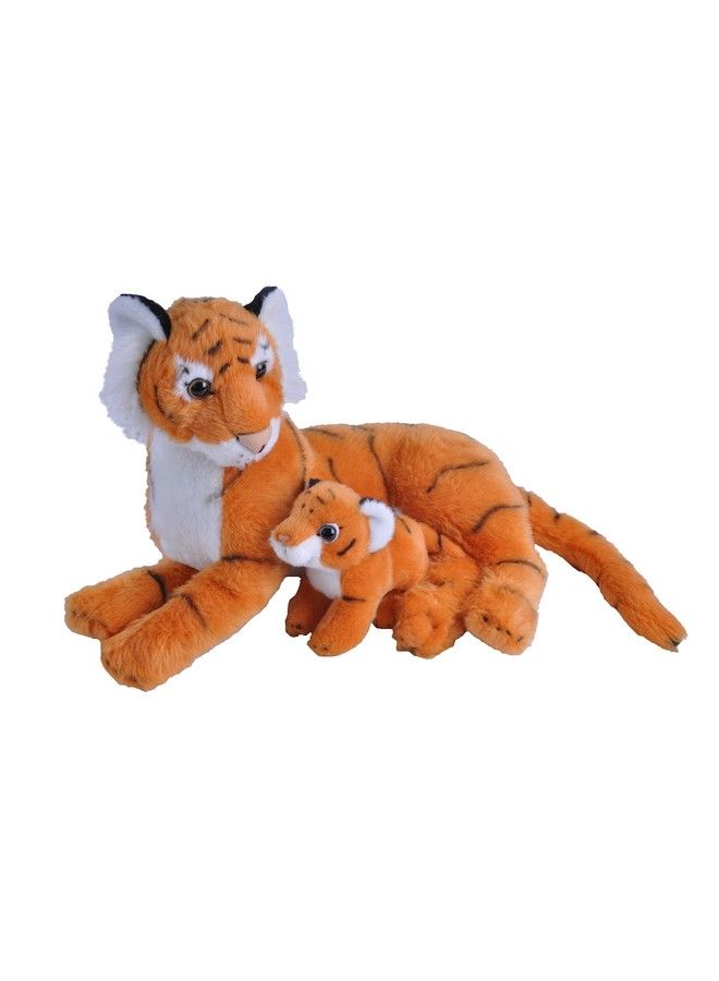 Wild Republic Mom And Baby Tiger Plush Stuffed Animal Plush Toy Gifts For Kids 11"  - Image 2