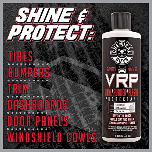 Chemical Guys TVD_107_32 VRP Vinyl, Rubber and Plastic Non-Greasy Dry-to-the-Touch Long Lasting Super Shine Dressing for Tires, Trim and More, Safe for Cars, Trucks, SUVs, RVs & More, 32 fl oz - Image 2