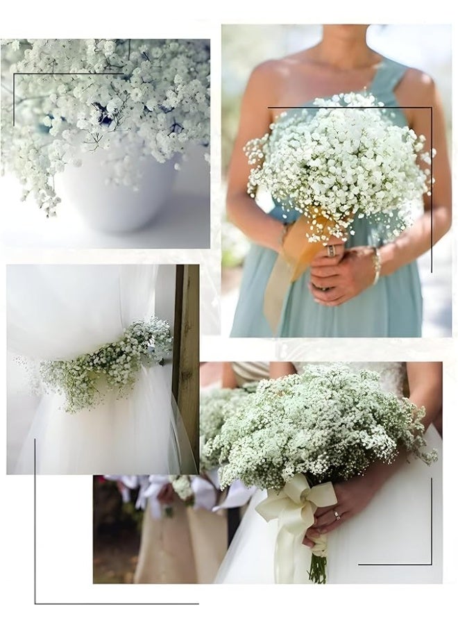 Artificial Baby's Breath - Elegant Silk Flower Bouquets, 16 Inches for DIY Wedding Decor, Home Centerpieces, Garden Arrangements, and Table Decorations (5 pcs) - Image 4