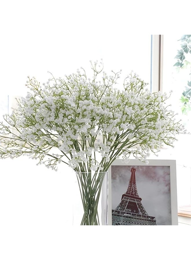 Artificial Baby's Breath - Elegant Silk Flower Bouquets, 16 Inches for DIY Wedding Decor, Home Centerpieces, Garden Arrangements, and Table Decorations (5 pcs) - Image 3