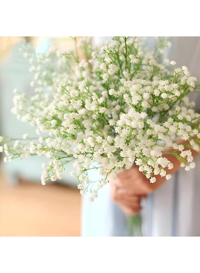 Artificial Baby's Breath - Elegant Silk Flower Bouquets, 16 Inches for DIY Wedding Decor, Home Centerpieces, Garden Arrangements, and Table Decorations (5 pcs) - Image 2