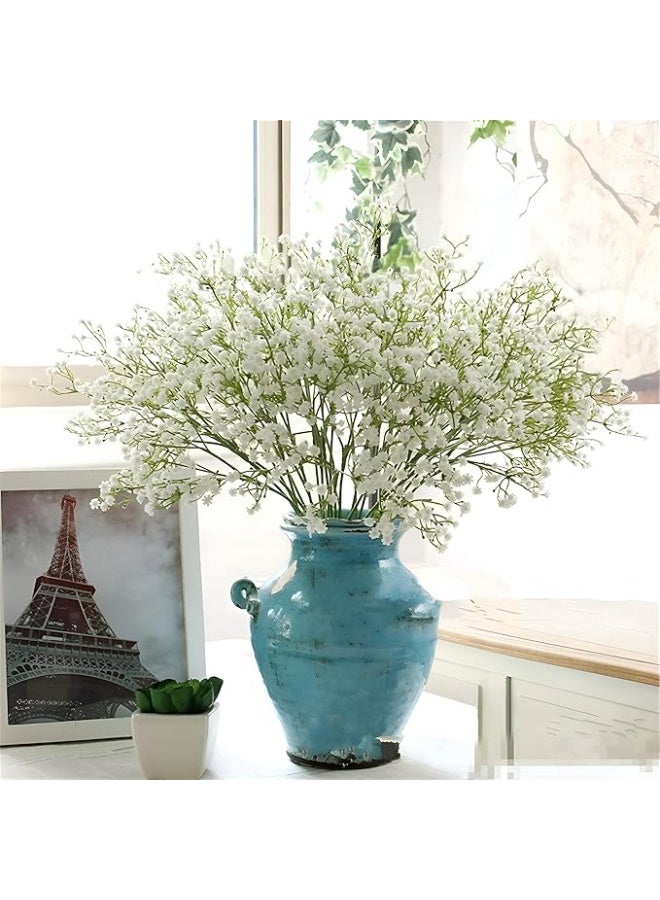 Artificial Baby's Breath - Elegant Silk Flower Bouquets, 16 Inches for DIY Wedding Decor, Home Centerpieces, Garden Arrangements, and Table Decorations (5 pcs) - Image 5