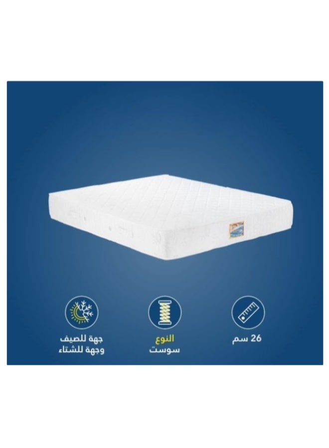 Premium Mattress 120 × 195 × 26 cm, Comfortable Sleep Mattress with Balanced Support for Daily Use - Image 2
