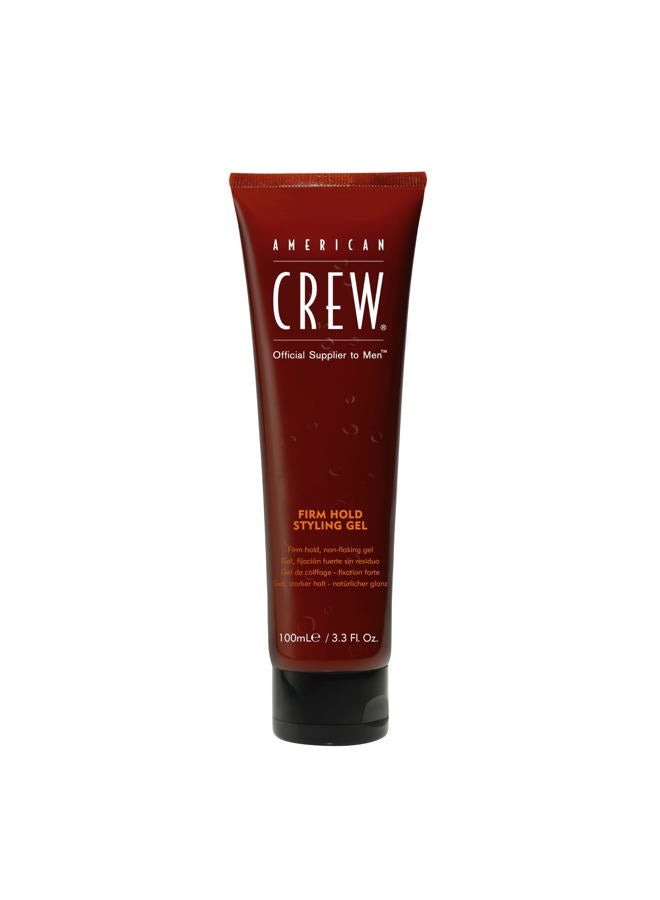 AMERICAN CREW جل تصفيف الشعر للرجال من أمريكان كرو، تثبيت قوي، غير متقشر، 3.3 أونصة سائلة - Image 1