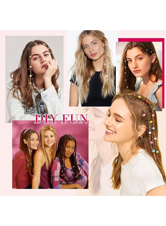 Clip in Hair Extensions - 2 PCS Baby Braids, 22" Long Natural Soft Synthetic Hairpieces (Dark Blonde) for Summer and Party - Image 5