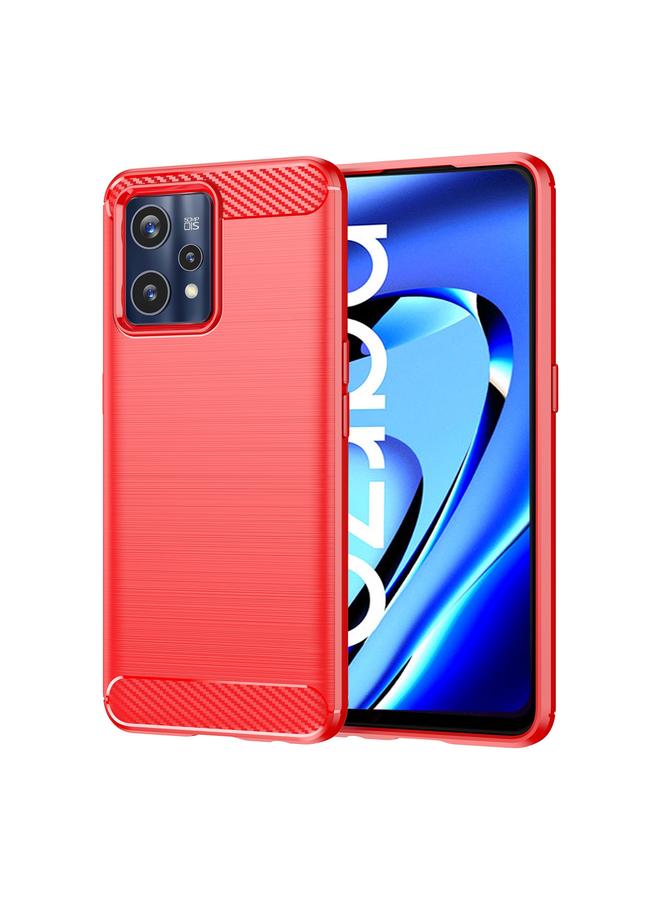 S-TOP Case For Realme Narzo 50 Pro Brushed Texture Carbon Fiber TPU Phone Case - Image 1