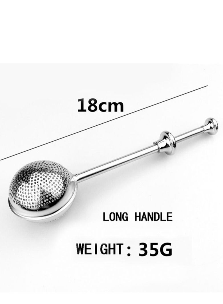 Tealand Durable Fine Mesh Strainer Infusing Ball Spoon Filter Stainless Steel Strainer To Brew Loose Leaf Tea Spices & Seasonings - Image 4