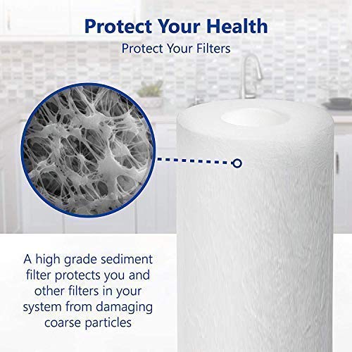 SAM Spun Filter for RO Purifiers, 5 Micron, 10 inch, Suitable for All Type Water Purifiers with Free SpannerMD-2651  - Image 2