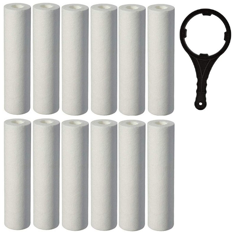 SAM Spun Filter for RO Purifiers, 5 Micron, 10 inch, Suitable for All Type Water Purifiers with Free SpannerMD-2651  - Image 1
