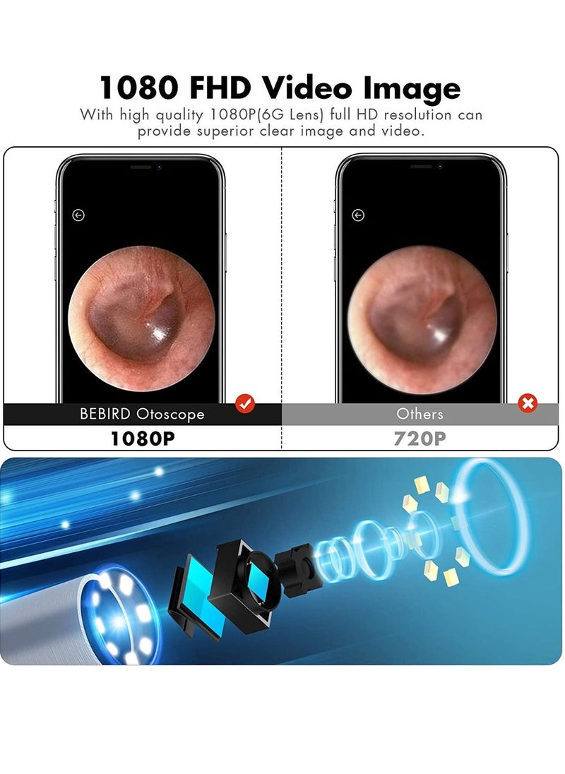 McDou Wireless Ear Wax Remover With 1080P HD Endoscope  - Image 3