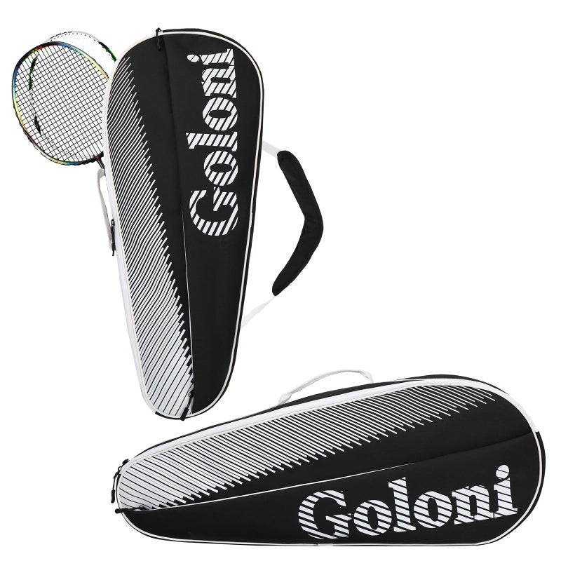 Goloni Tennis Bag 34 Racquets with Front Extral Pocket for Other EssentialsTennis Rackets Bag with Removable Shoulder StrapWhite - Image 2