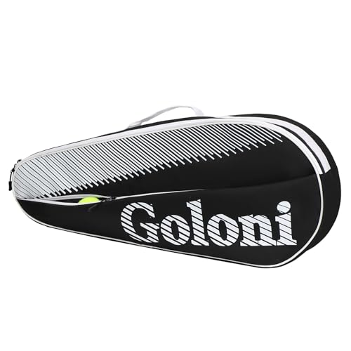 Goloni Tennis Bag 34 Racquets with Front Extral Pocket for Other EssentialsTennis Rackets Bag with Removable Shoulder StrapWhite - Image 3