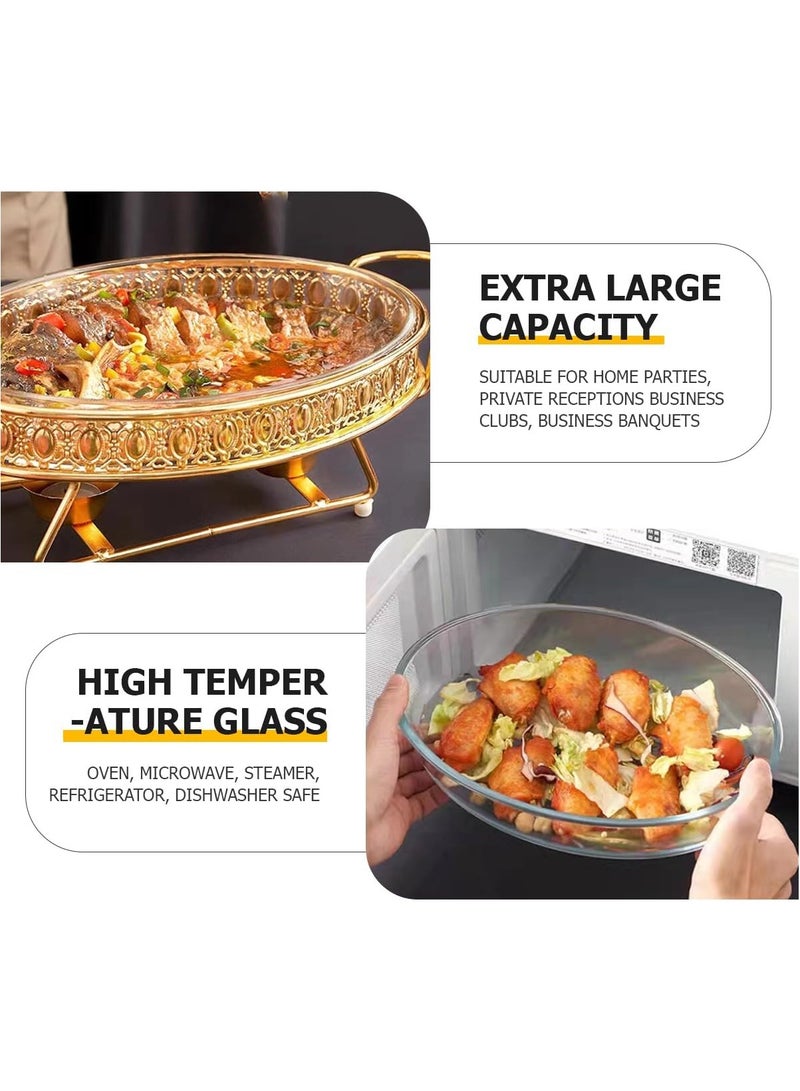 Chef Chafing Dish Buffet Set Stainless Steel Chafer and Buffet Warmers Sets Catering Buffet Mini Hot Pot Outdoor Picnic Household - Image 4