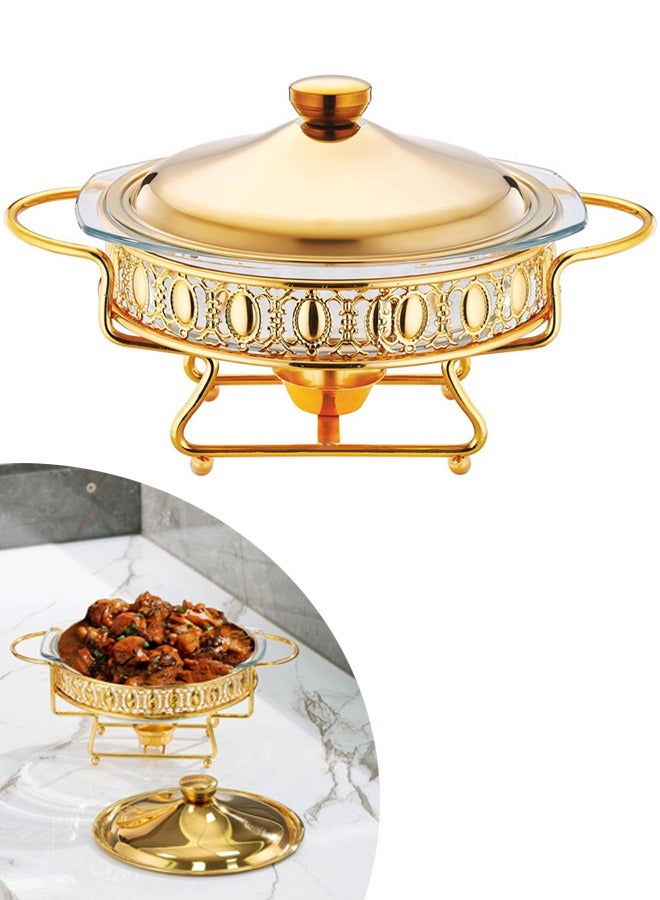 Chef Chafing Dish Buffet Set Stainless Steel Chafer and Buffet Warmers Sets Catering Buffet Mini Hot Pot Outdoor Picnic Household - Image 1