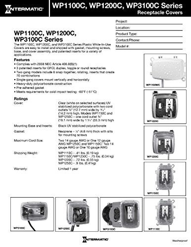 Intermatic WP3103C Outdoor 1 Gang Round Box, Clear - Image 2