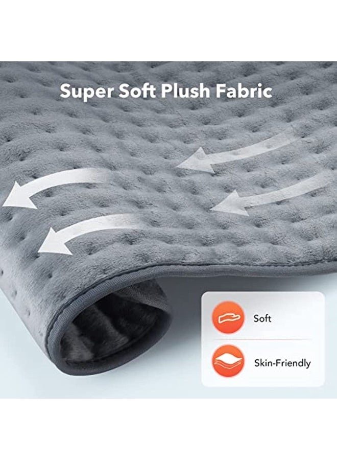 Generic Electric Heating Pad 30x60cm XL Electric Blanket 6-stage Heating 4 Timers And Automatic Shutdown Used To Relief Back Neck And Shoulder Pain  - Image 5
