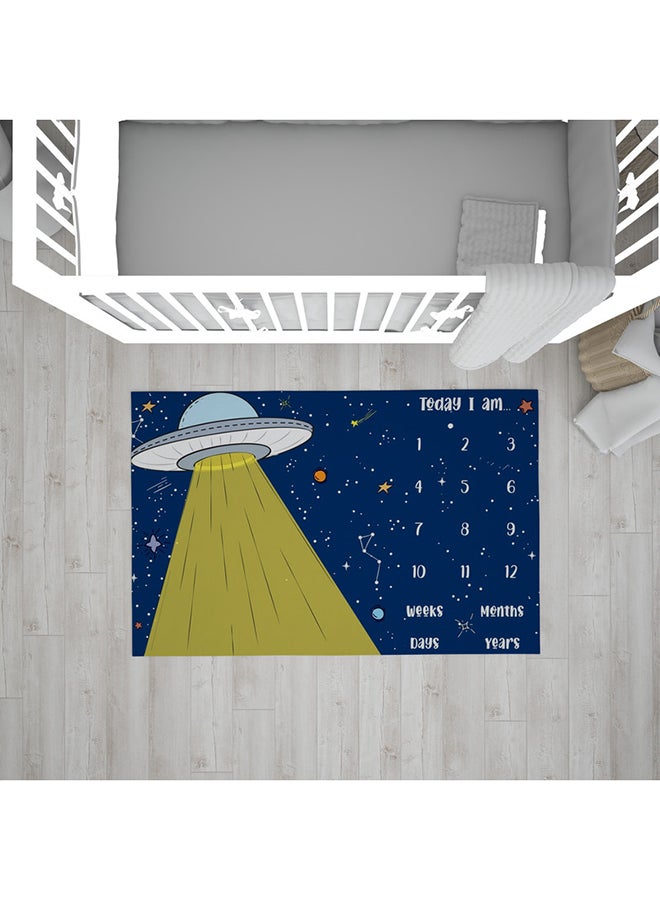 Home Print Milestone Baby Blanket