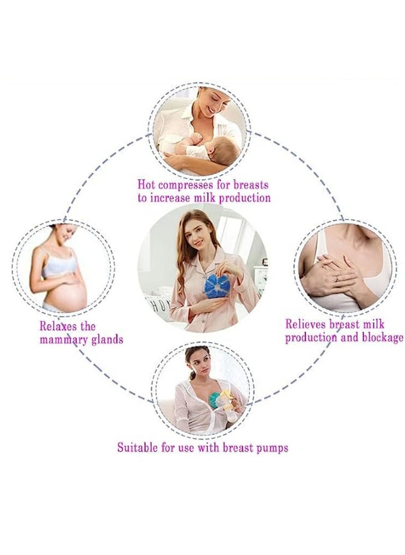 Gerenic Breast Therapy Pack 2 Pack with Soft Plush Backing for Pain Relief of Breastfeeding, Cooling Breast Gel Pads for Breast Surgery  - Image 4