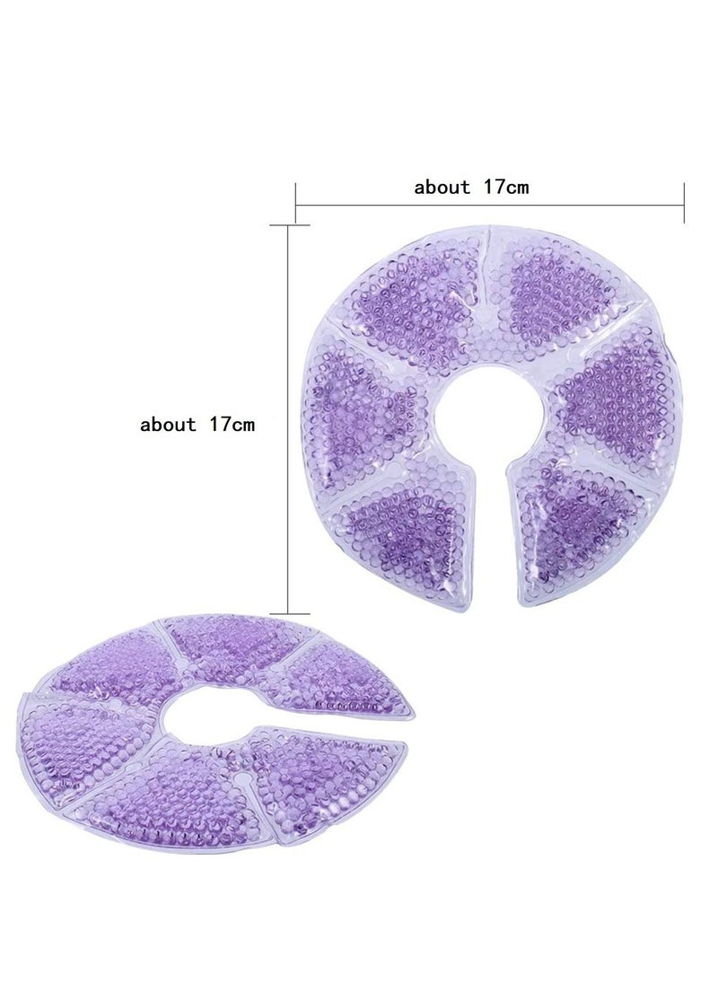 Gerenic Breast Therapy Pack 2 Pack with Soft Plush Backing for Pain Relief of Breastfeeding, Cooling Breast Gel Pads for Breast Surgery  - Image 3
