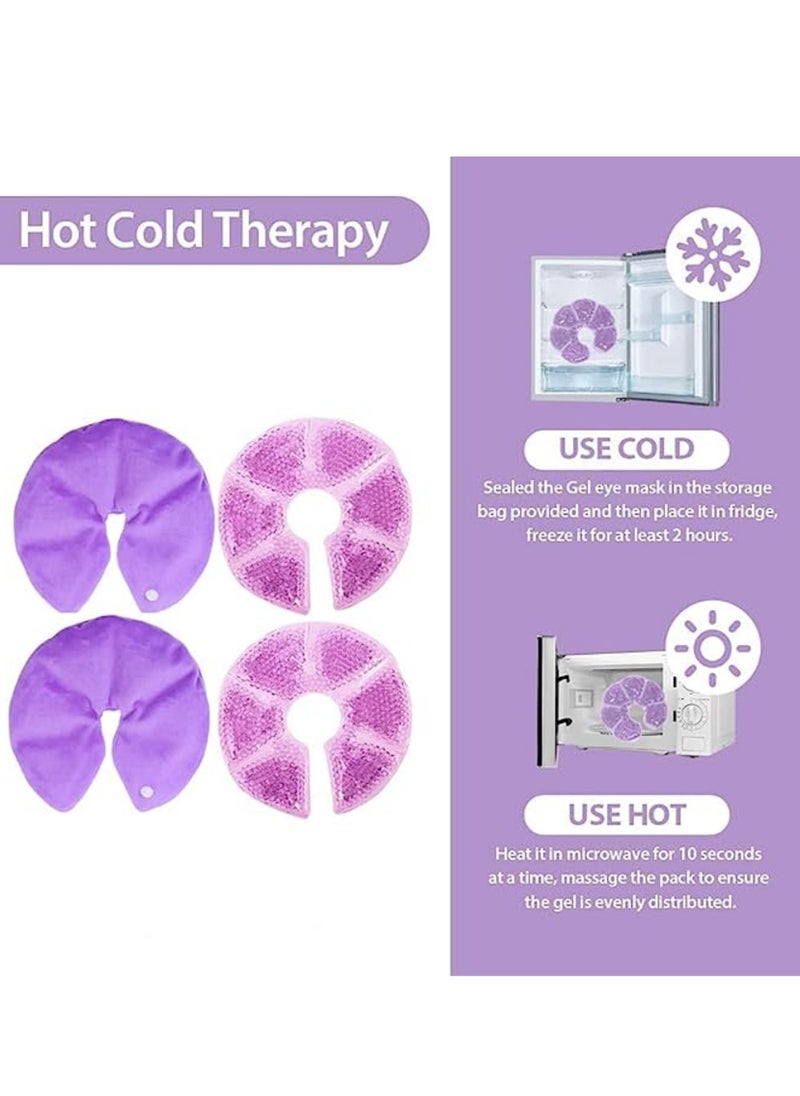 Gerenic Breast Therapy Pack 2 Pack with Soft Plush Backing for Pain Relief of Breastfeeding, Cooling Breast Gel Pads for Breast Surgery  - Image 5