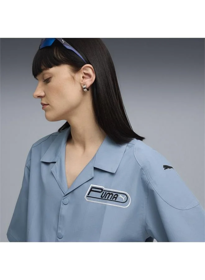 بوما تيشرت رياضي Graphic بقصة مربعة مناسب للجنسين من تشكيلة FUTURE.PUMA.ARCHIVE