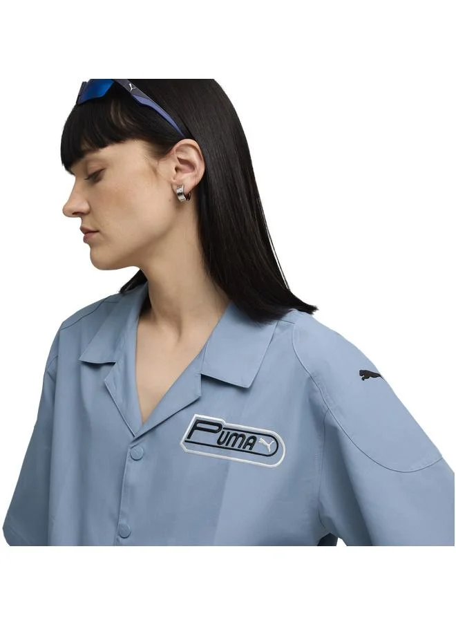 بوما تيشرت رياضي Graphic بقصة مربعة مناسب للجنسين من تشكيلة FUTURE.PUMA.ARCHIVE