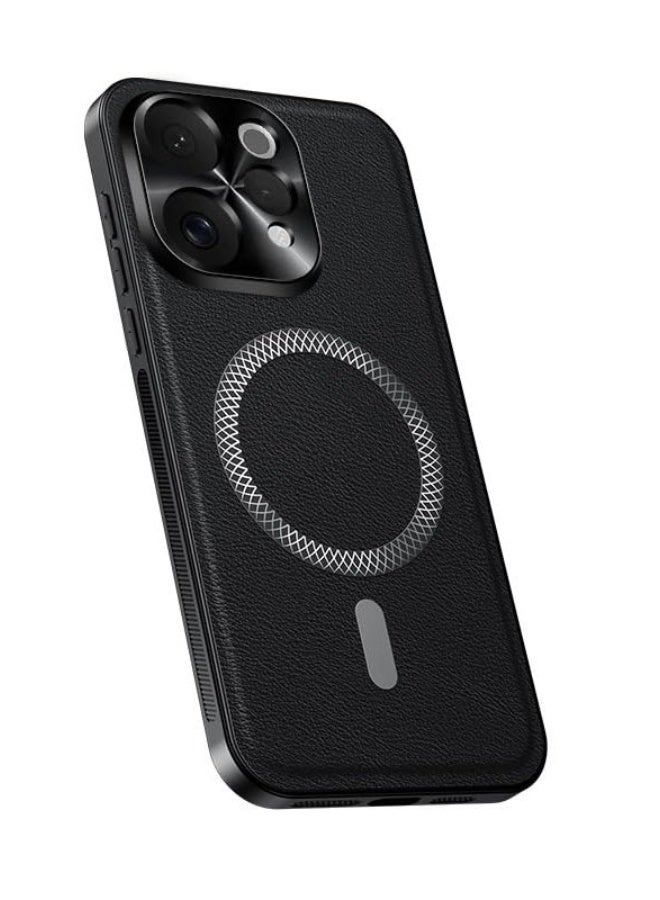 general Magnetic Case Compatible with Vivo V70 5G, Leather Case Camera Lens Protection Anti-Slip Anti-Drop Shockproof Protective Back Cover for Vivo V70 - Image 1