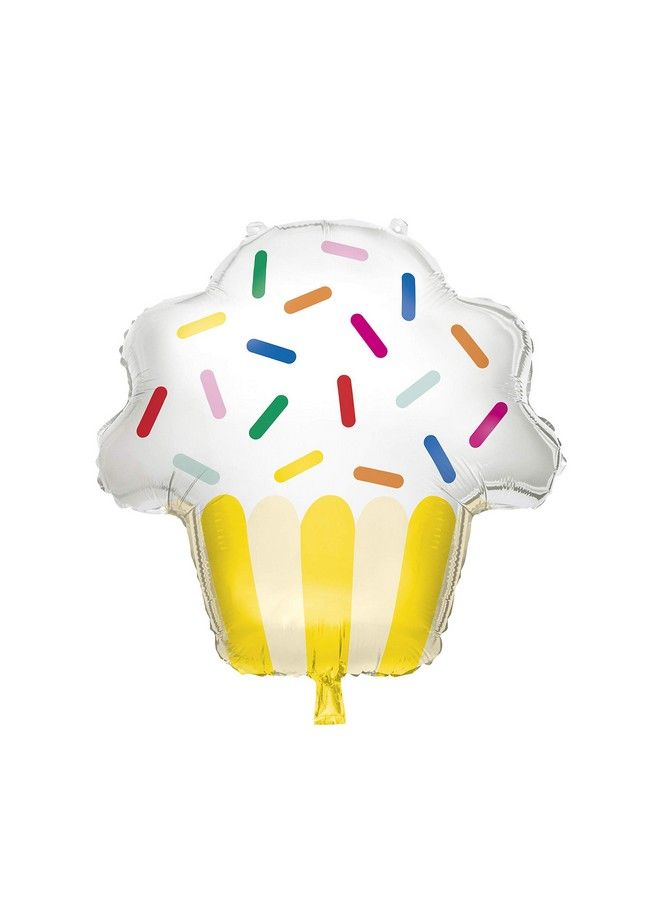 Unique Giant Cupcake Foil Balloon  1 Pc - Image 2