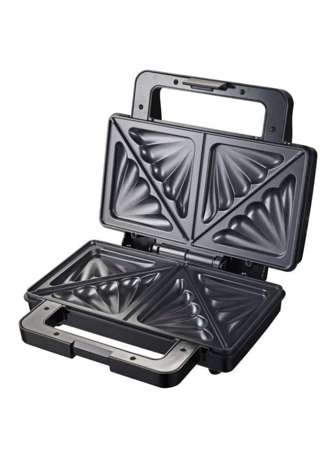 Prime صانعة السندويشات 1000 واط غير لاصقة سوداء - Image 1