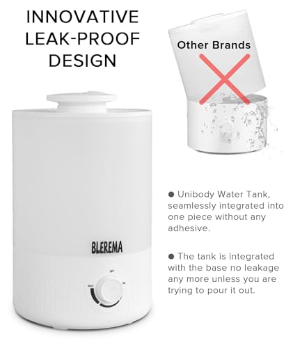 BLEREMA No Leak Reptile Fogger Humidifiers Mister for Reptile Tank 3L TopFill Terrarium Humidifier with Hose Ideal for Snakes Tortoises Chameleons Ball Python and Hermit Crabs SingleDual Fog Output - Image 3