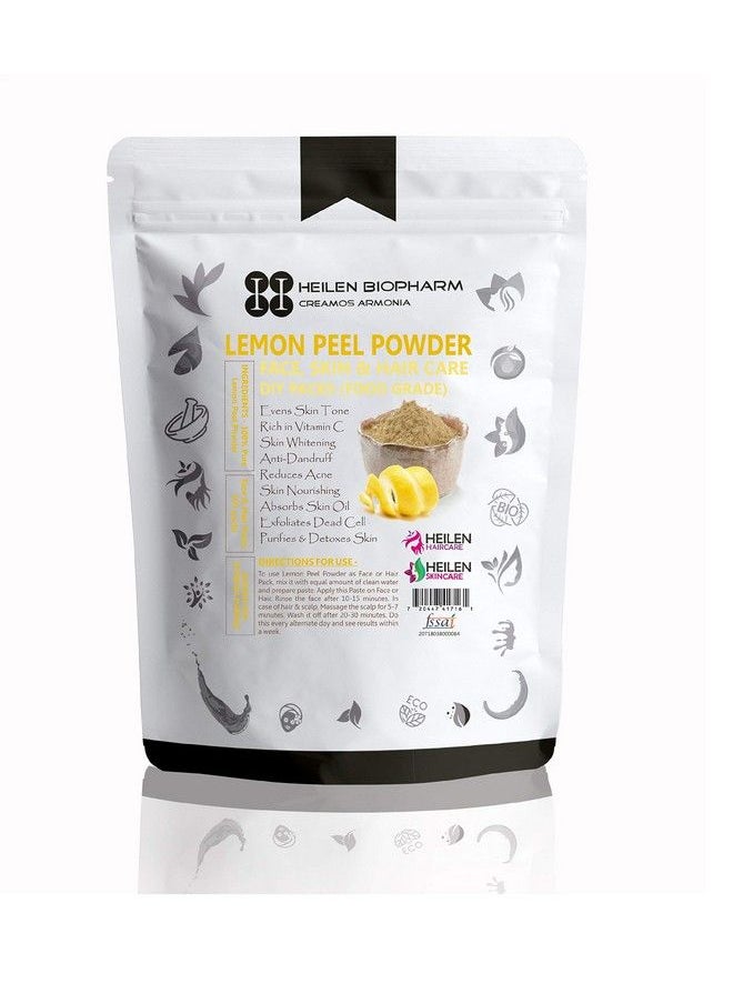 Heilen Biopharm Lemon Peel Powder For Face Skin & Hair Packs 100% Natural Food Grade (75 Gm / 2.65 Oz / 0.17 Lb)  - Image 1