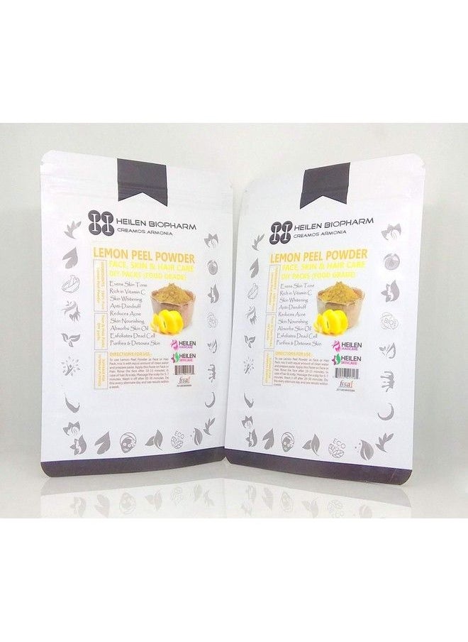 Heilen Biopharm - Lemon Peel Powder For Face Skin & Hair Packs 100% Natural Food Grade (75 Gm / 2.65 Oz / 0.17 Lb) - Image 1