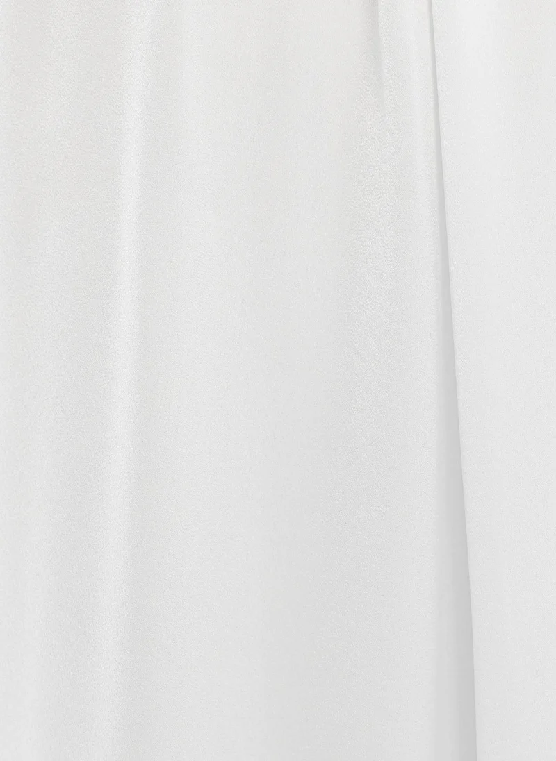 Lichi  Maxi dress with thin straps and draping at the waist for Women | Best Price UAE
