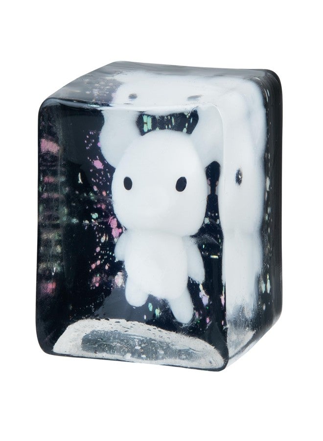 The Orb Factory ORB Tabalicious TABA Squishy Glow in The Dark White Bear Stress Cube Toy - Soft, Sticky, Glowing TABA Squishy Animal Stress Cubes - Fun Stress Ball Squishies - Kawaii Fidget Toys for Kids and Adults - Image 4