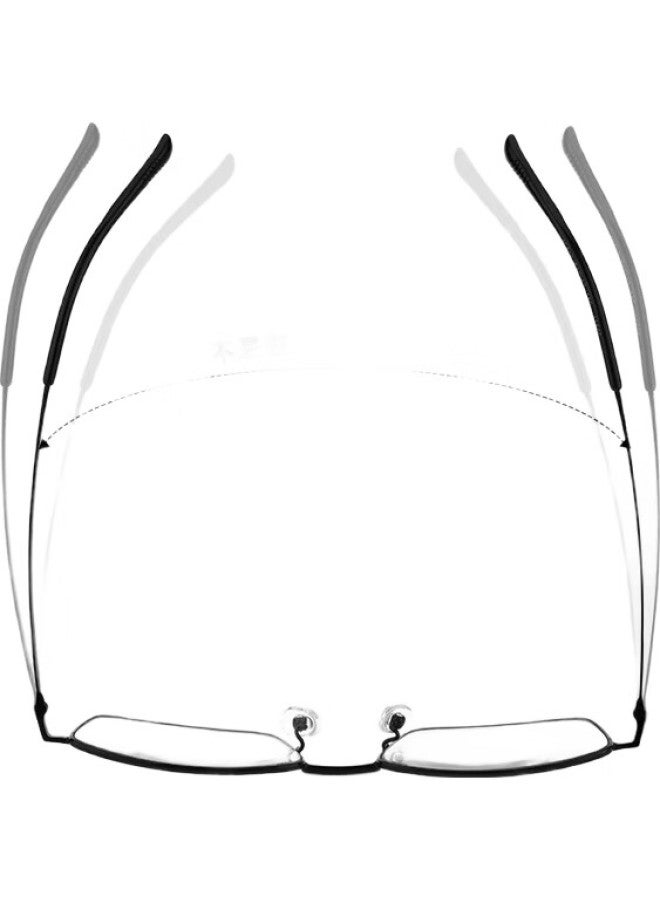 Oona Unisex Anti-Blue Light Anti-Radiation Reading Glasses For Elderly High Definition Full Frame Black 400 Degrees - Image 2