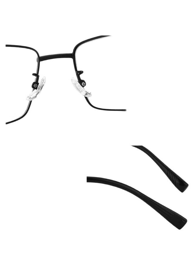 Oona Unisex Anti-Blue Light Anti-Radiation Reading Glasses For Elderly High Definition Full Frame Black 400 Degrees - Image 3