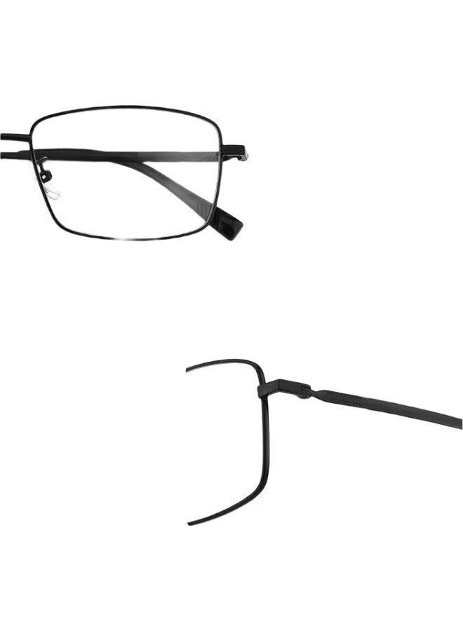 Oona Unisex Anti-Blue Light Anti-Radiation Reading Glasses For Elderly High Definition Full Frame Black 400 Degrees - Image 1