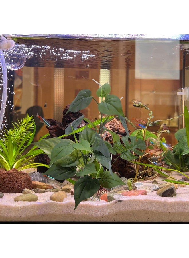 M2cbridge Artificial Fish Tank Plants Aquarium Plant Aquatic Water Grass Foreground Decor (1PC Green) - Image 5