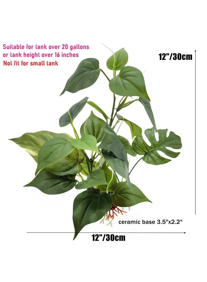 M2cbridge Artificial Fish Tank Plants Aquarium Plant Aquatic Water Grass Foreground Decor (1PC Green) - Image 2