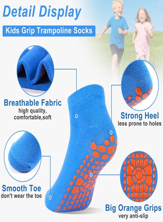 Tphon Non Slip Kids Trampoline Socks with Grippers for Toddler Children - Anti Skid Grip Socks for Boys & Girls - Image 3
