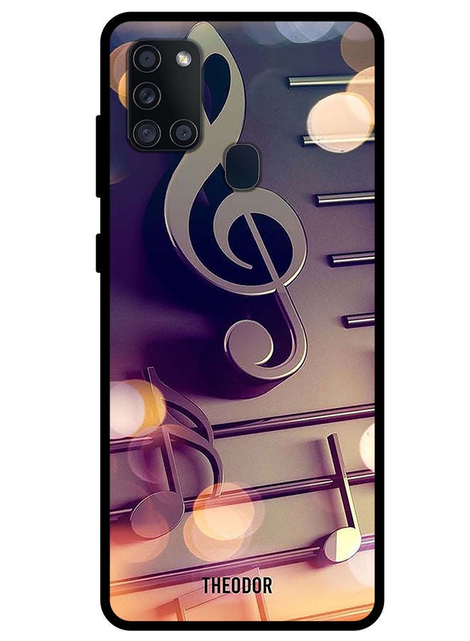 Theodor Protective Case Cover For Samsung Galaxy A21s Music Nodes - Image 1