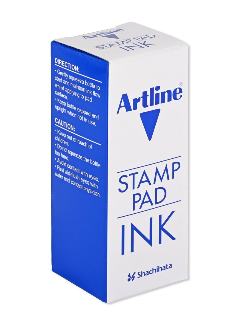 Artline ESA-2N Stamp Pad Ink, 50c.c/mls Bottle, Color:Blue - ARIKESA2NBL - Image 5