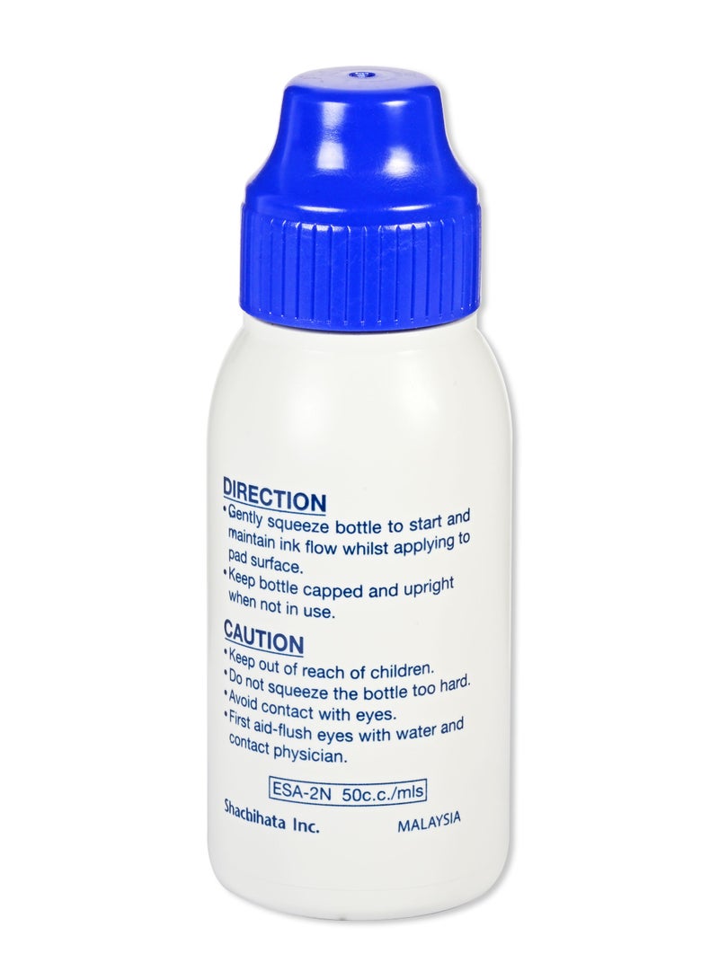 Artline ESA-2N Stamp Pad Ink, 50c.c/mls Bottle, Color:Blue - ARIKESA2NBL - Image 3