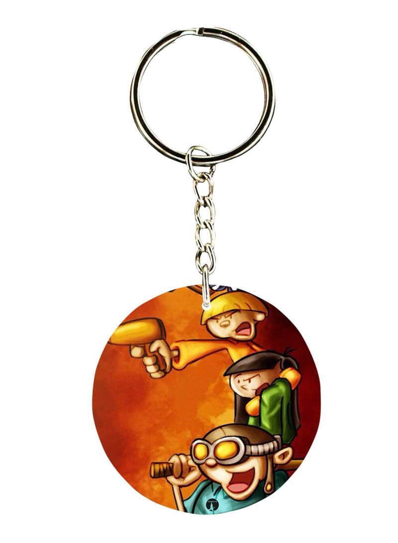 Double Sided Kids Next Door Printed Keychain
